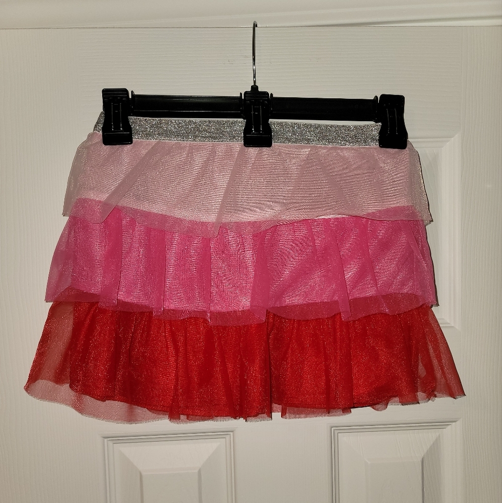 NWOT Girls Celebrate Valentines Day Tulle Layered skirt